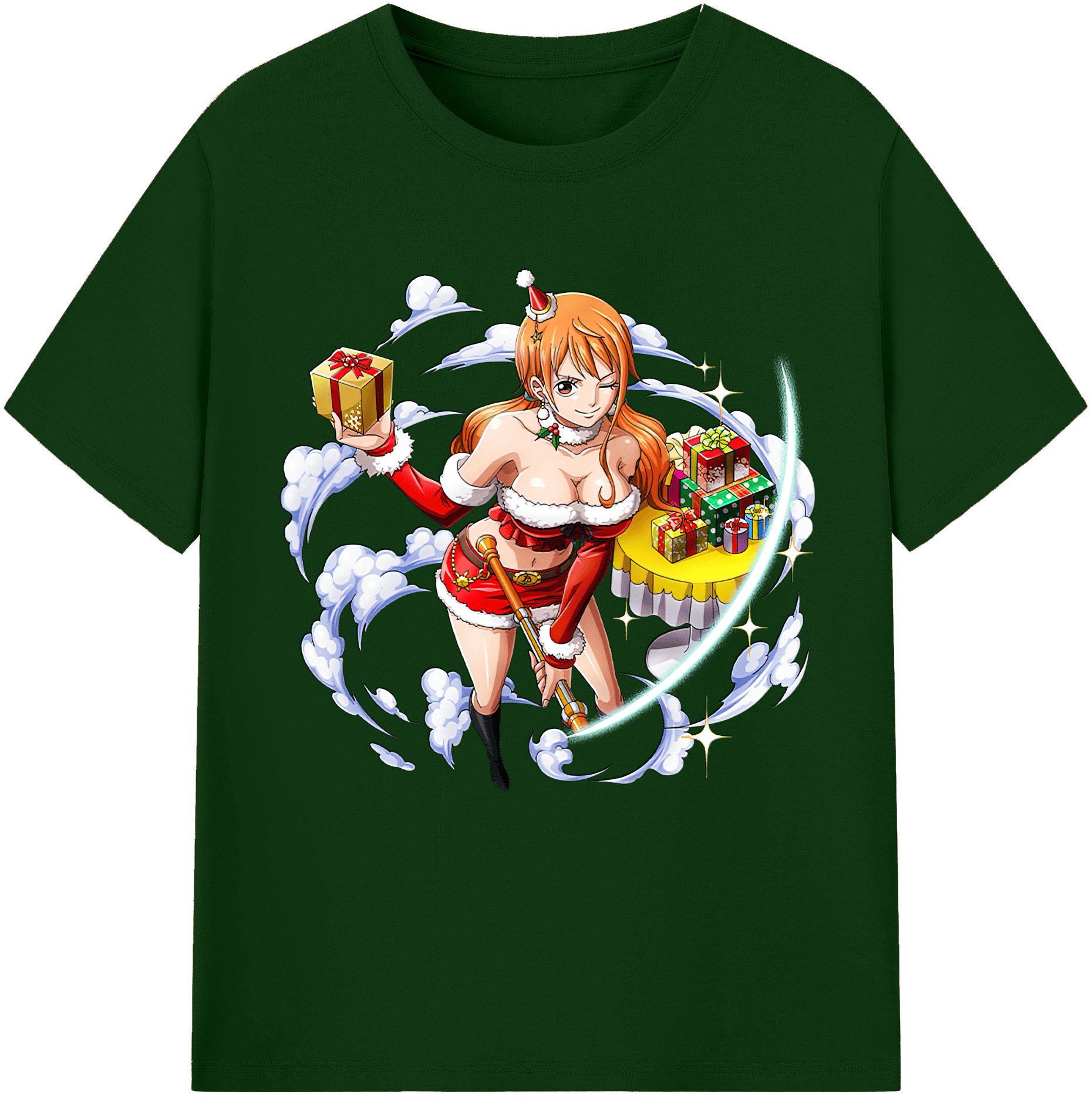 ワンピース ナミ ONE PIECE Nami 綿100％半袖Tシャツ（フロントプリント）